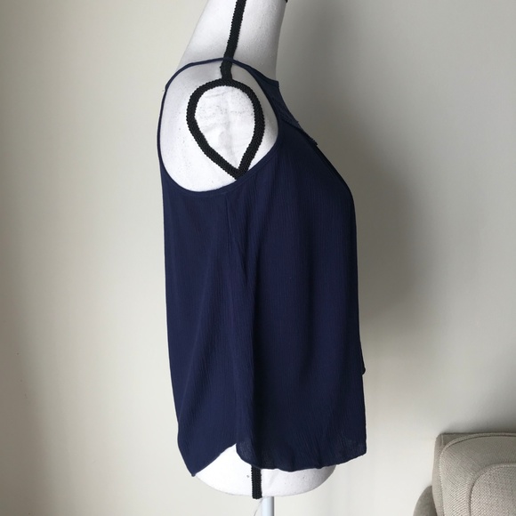 Lily Bleu Dark Blue Tank Top - Picture 3 of 4